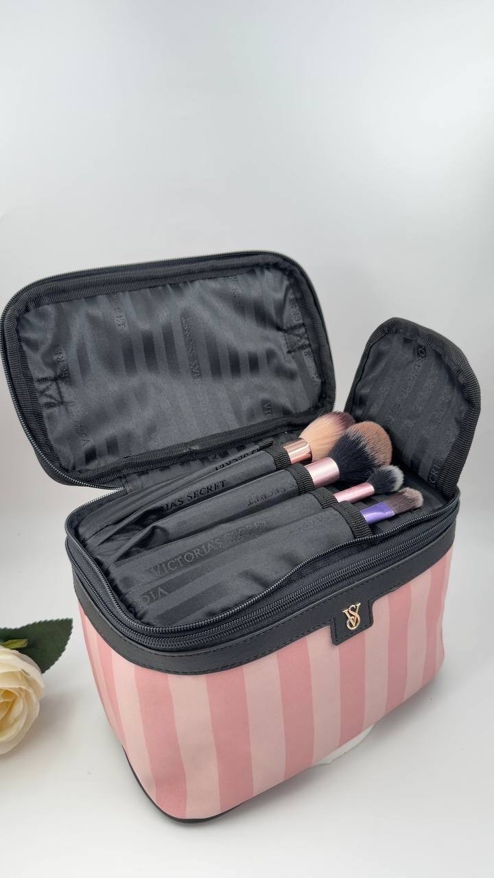 Pembe/Victoria’s Secret VS Büyük Ekspres Seyahat/Makyaj Çanta