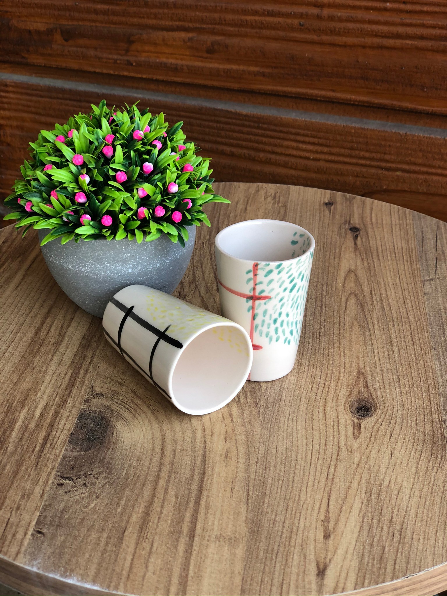 PlumeHome Seramik Kahve/ Espresso Fincanı 2'li Set