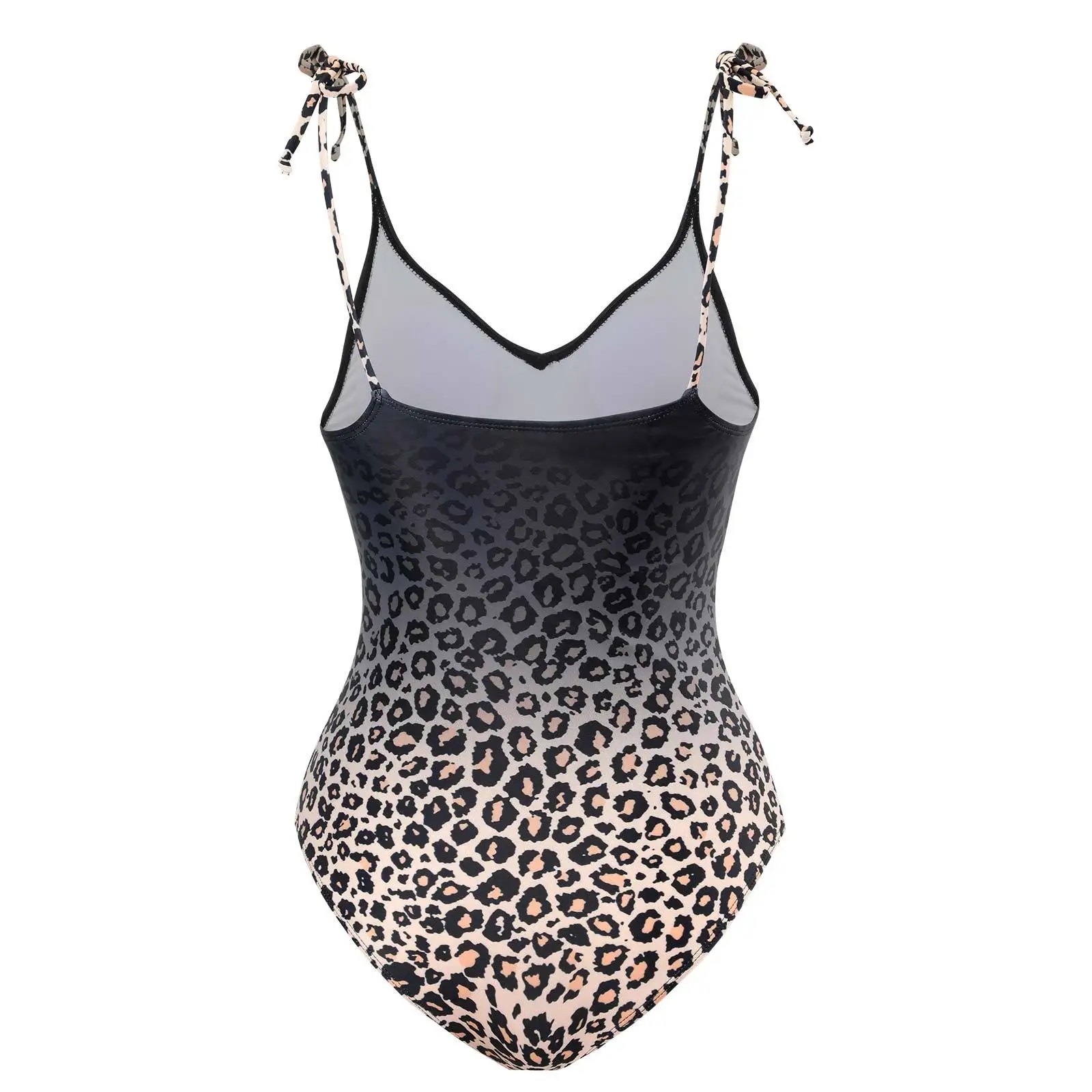 Leopar Geçişli Mayo ve Pareo Takımı