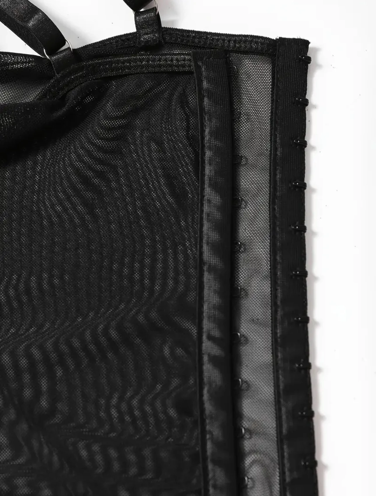 Siyah Dantel Gotik Korse