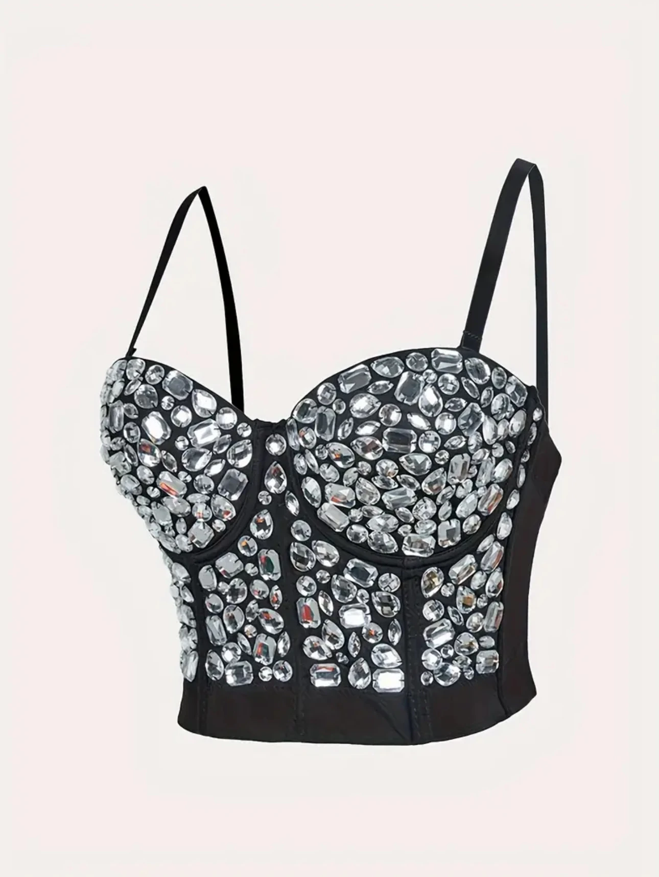 Taşlı Siyah Korse