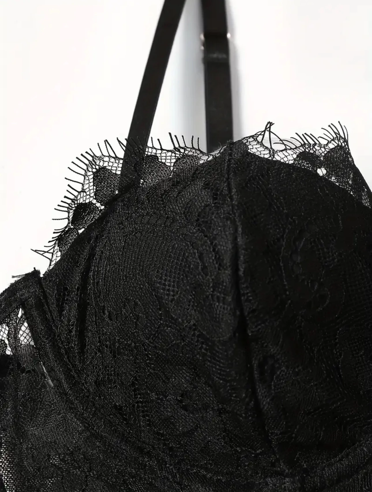 Siyah Dantel Gotik Korse