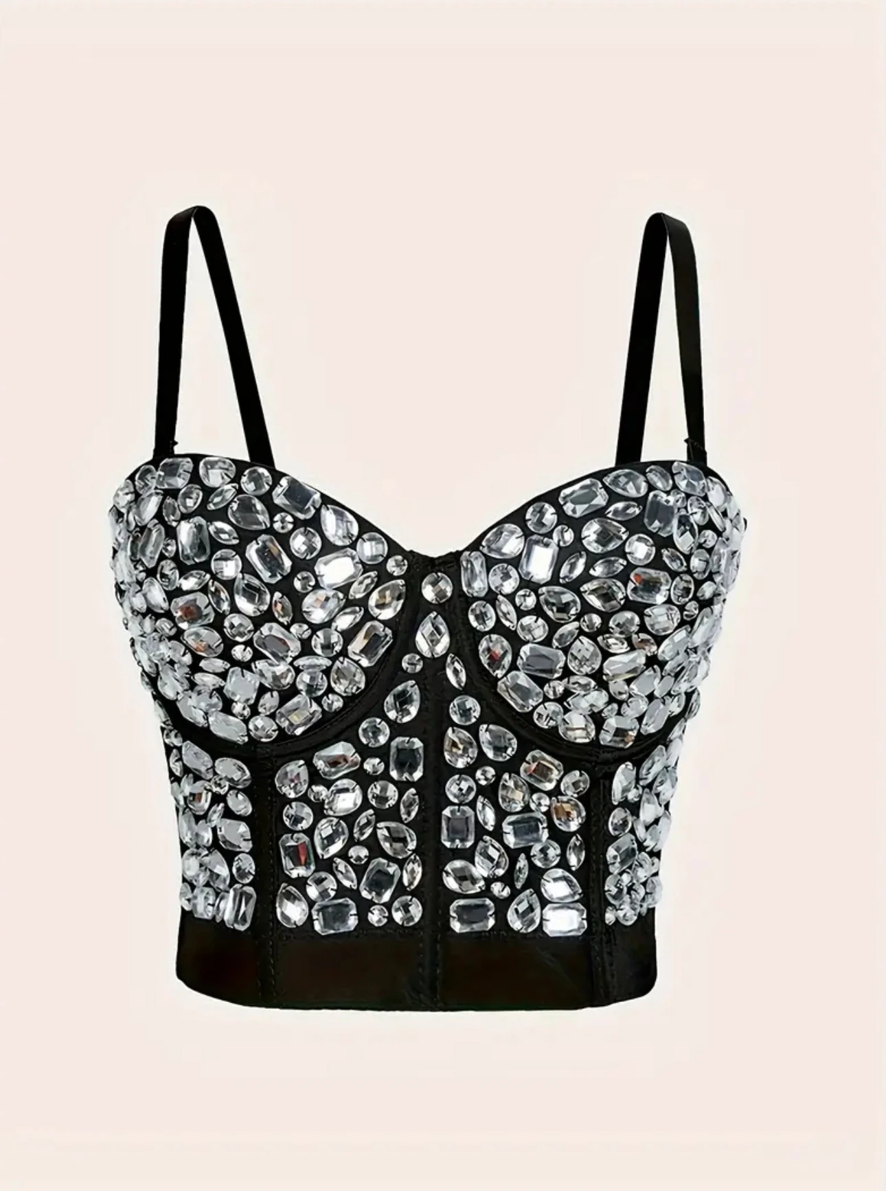 Taşlı Siyah Korse