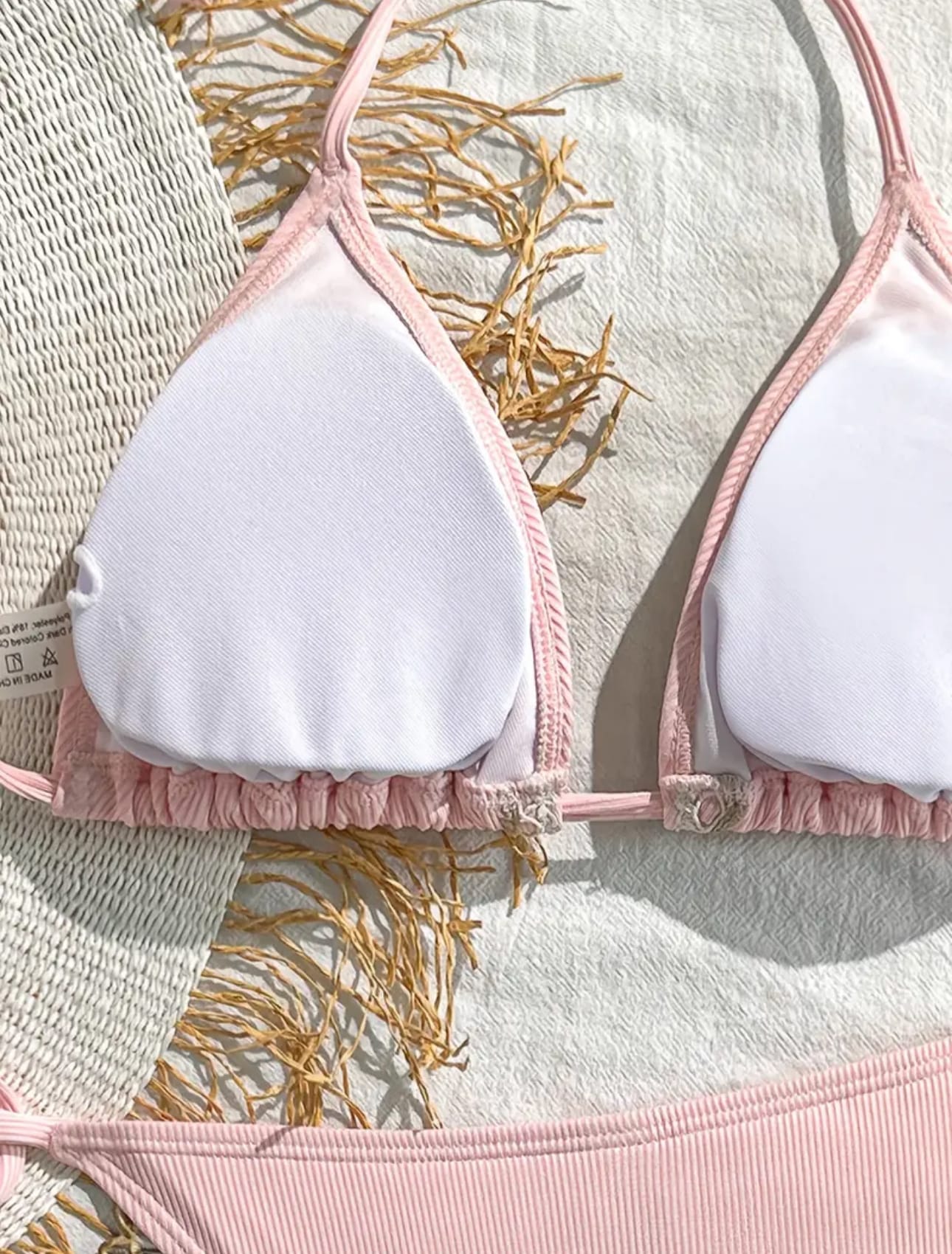 Bellegance Deniz Kabuklu Pembe Bikini Takımı