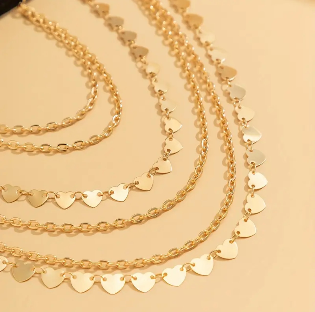 Gold Kalp Detaylı Bacak Bandı
