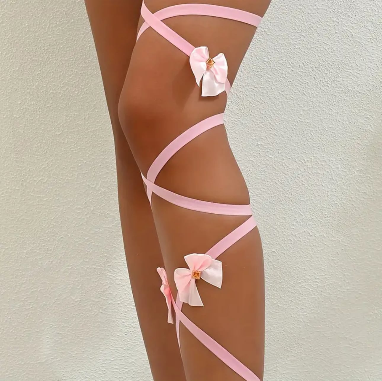 Pembe Kurdele Bacak Bandı
