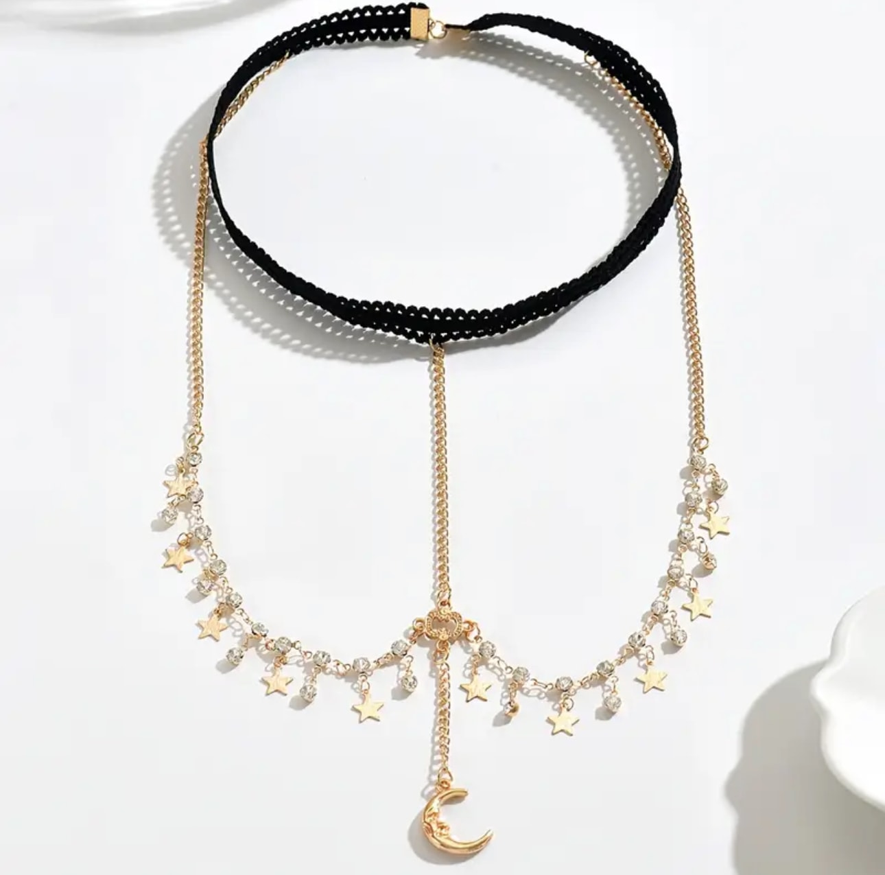 Gold Taşlı Bacak Bandı