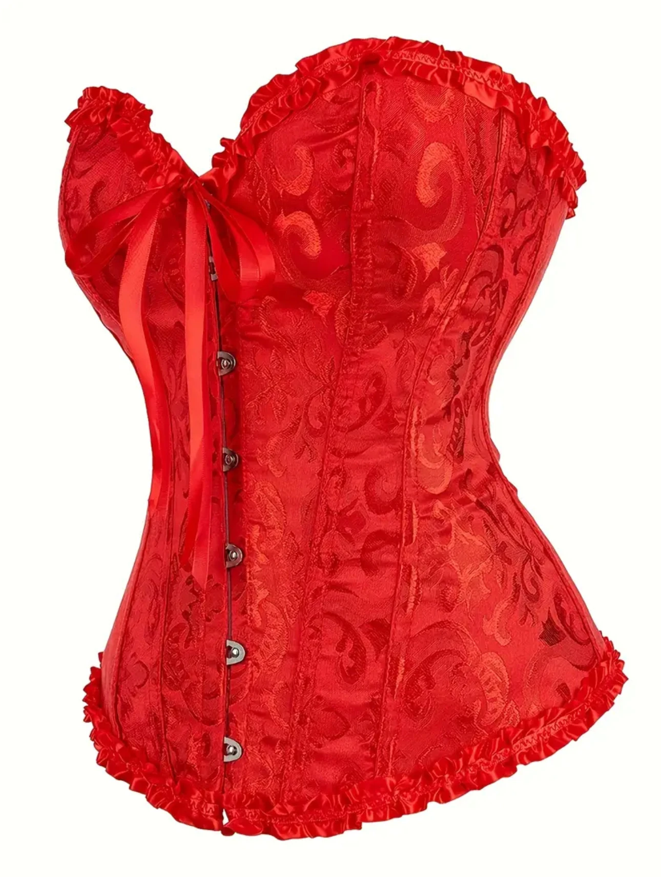 Kırmızı Vintage Korse