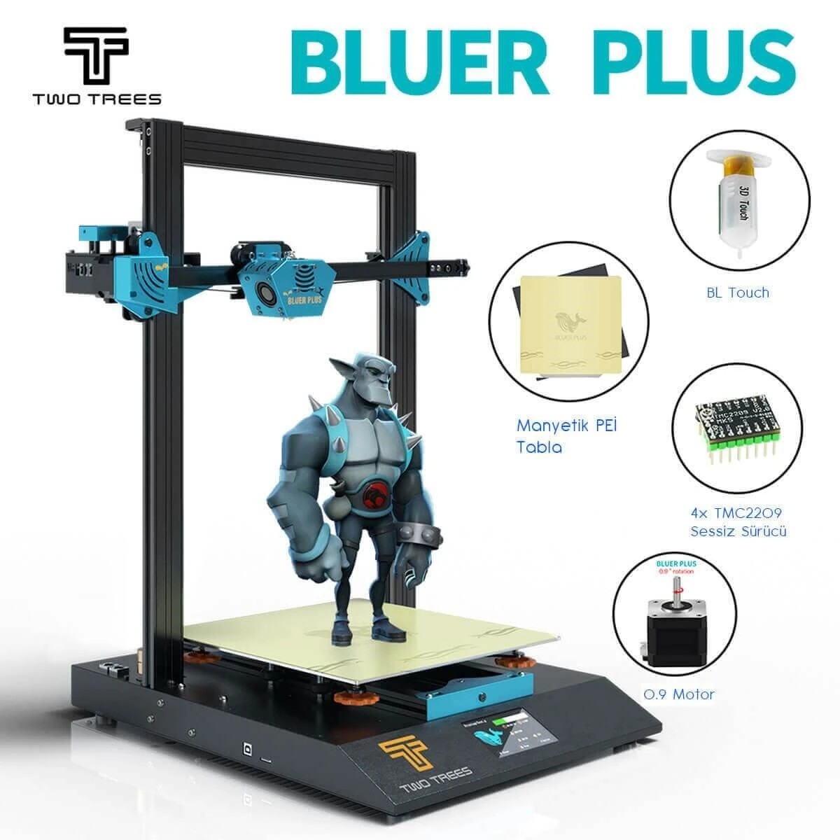 Two Tress Bluer PLUS - 3D Yazıcı