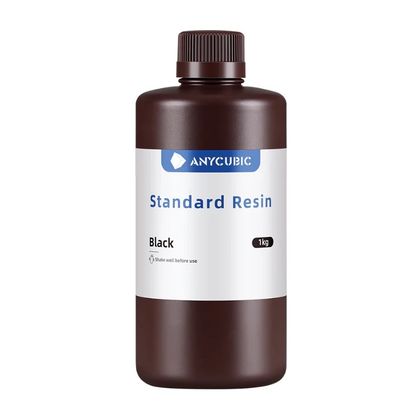 Anycubic Standart Uv Siyah Reçine 1 KG - SLA (YENİ SERİ)