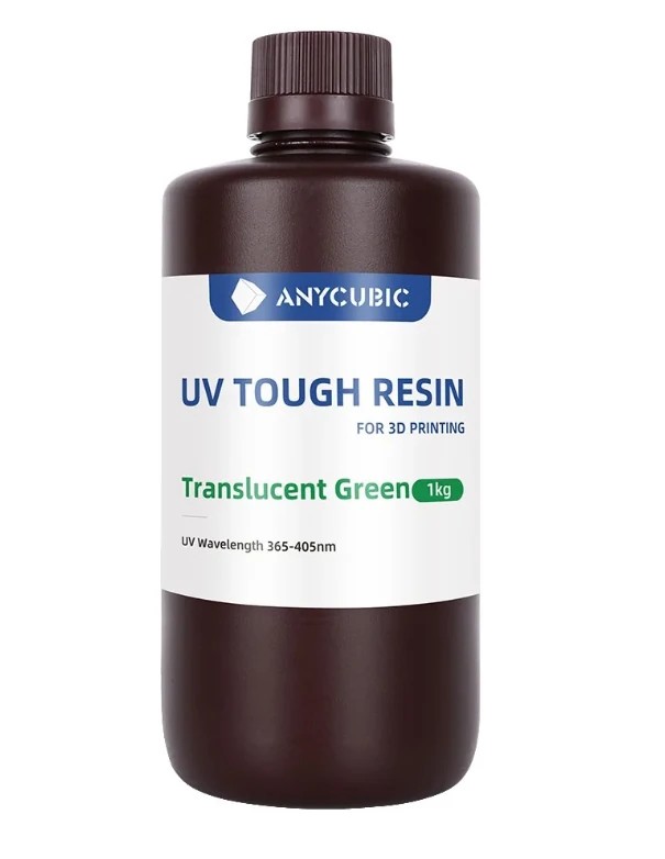 Anycubic UV Tough  Yeşil Resin 1 Kg (YENİ SERİ)