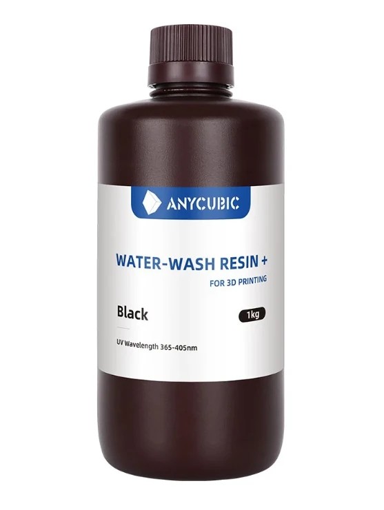 Anycubic Water Washable Resin | Anycubic Suda Yıkanabilir Siyah Reçine 1 kg (YENİ SERİ)