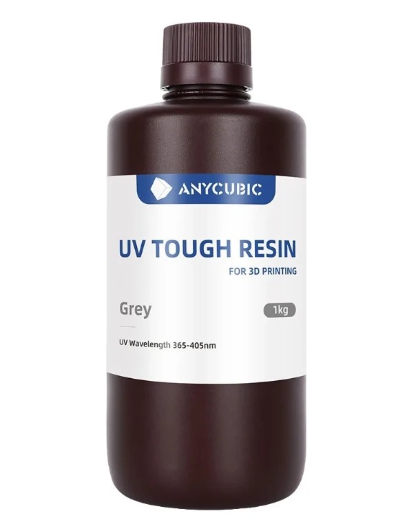 Anycubic UV Tough Gri Resin 1 Kg (YENİ SERİ)