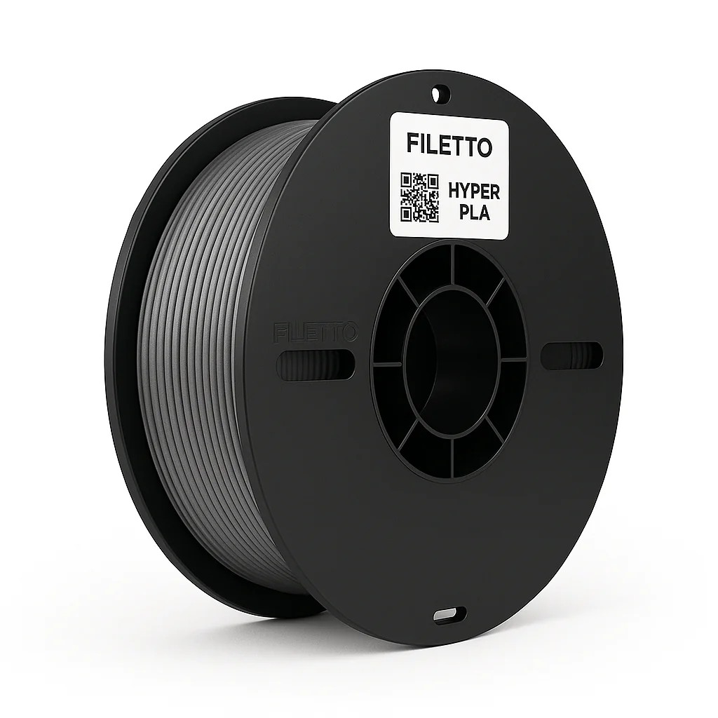 Filetto Hyper Pla Filament - GÜMÜŞ GRİ