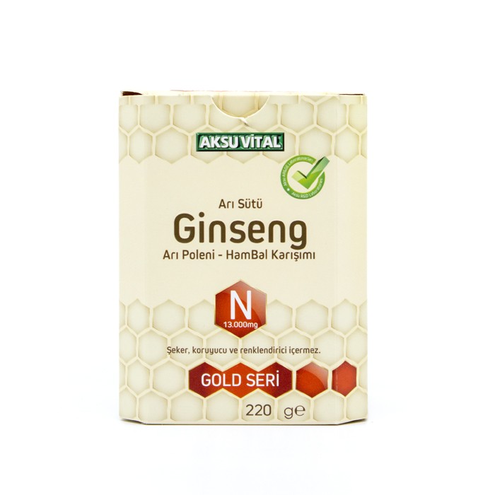 Ginsengli Arı Sütü Bal Polen Karışım (N) 13.000 mg