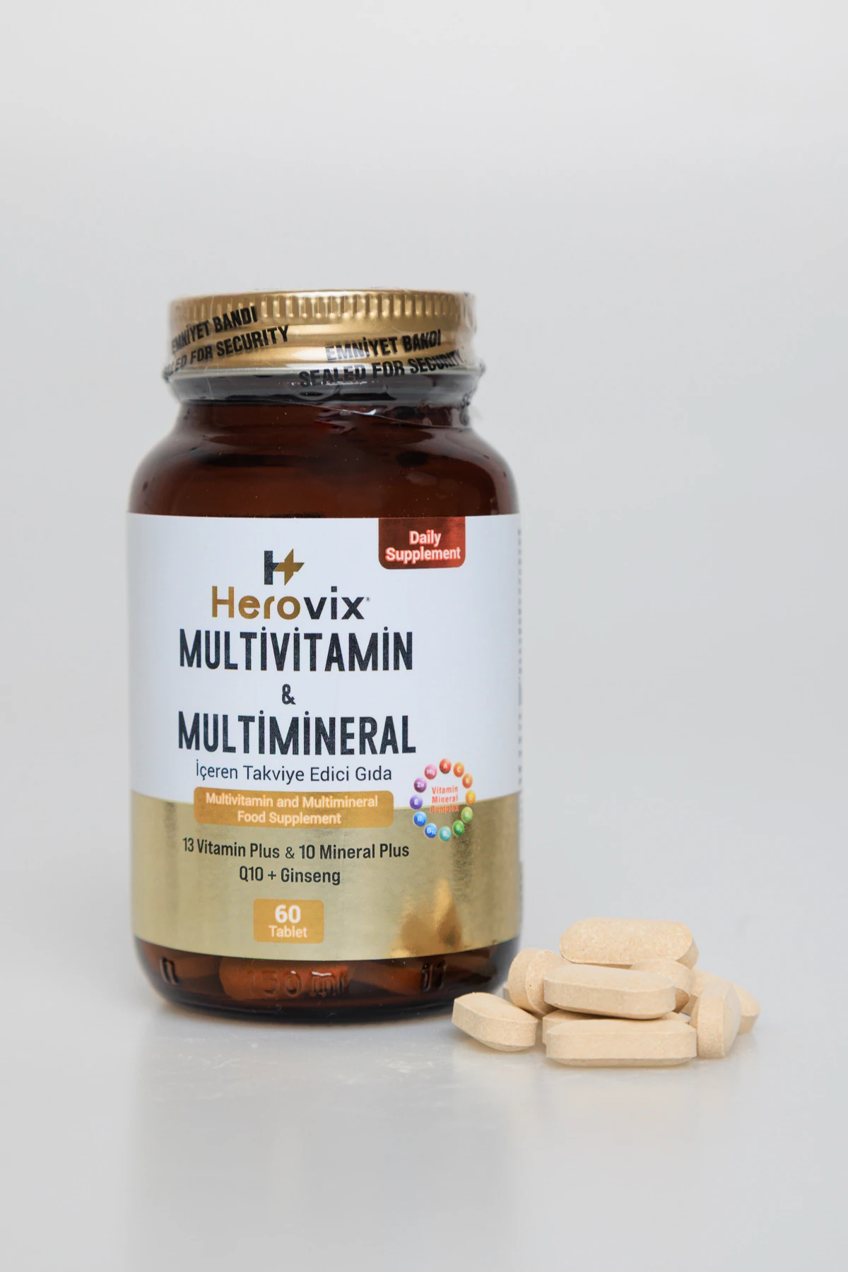 Herovix Multivitamin ve Multimineral 60 Tablet
