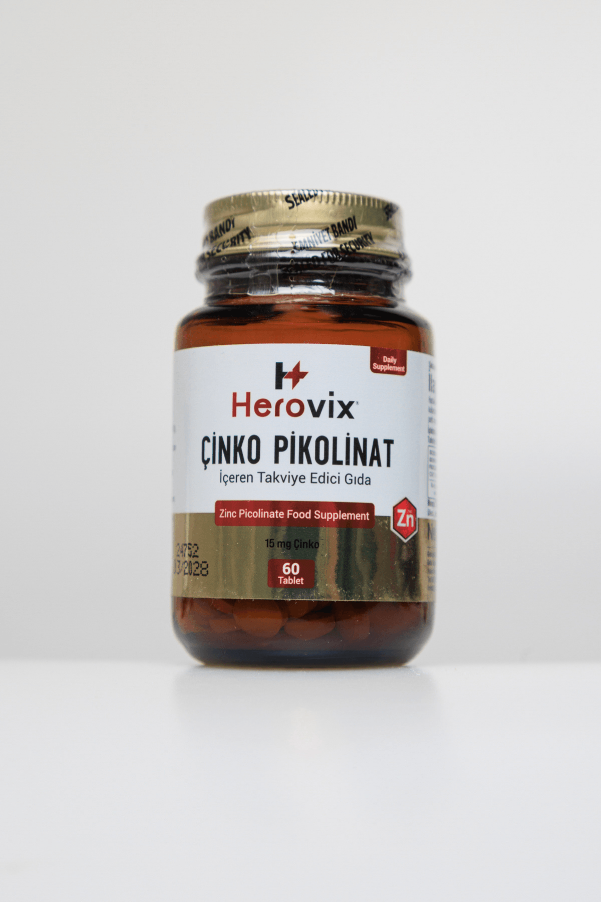 Herovix Çinko Pikolinat 60 Tablet