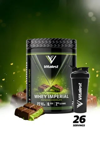 Whey Imperial 988G. Protein Tozu 26 Servis FISTIKLI ÇİKOLATA