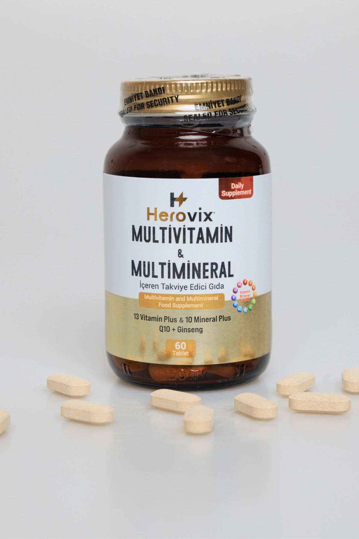Herovix Multivitamin ve Multimineral 60 Tablet
