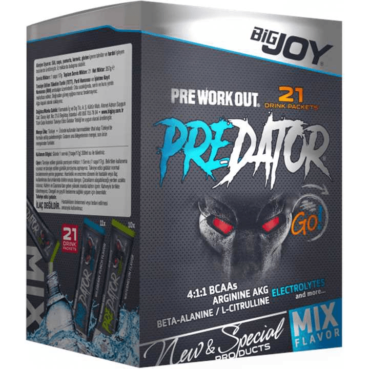 Big Joy Sports Predator Go! 21 Drink Packets Mix