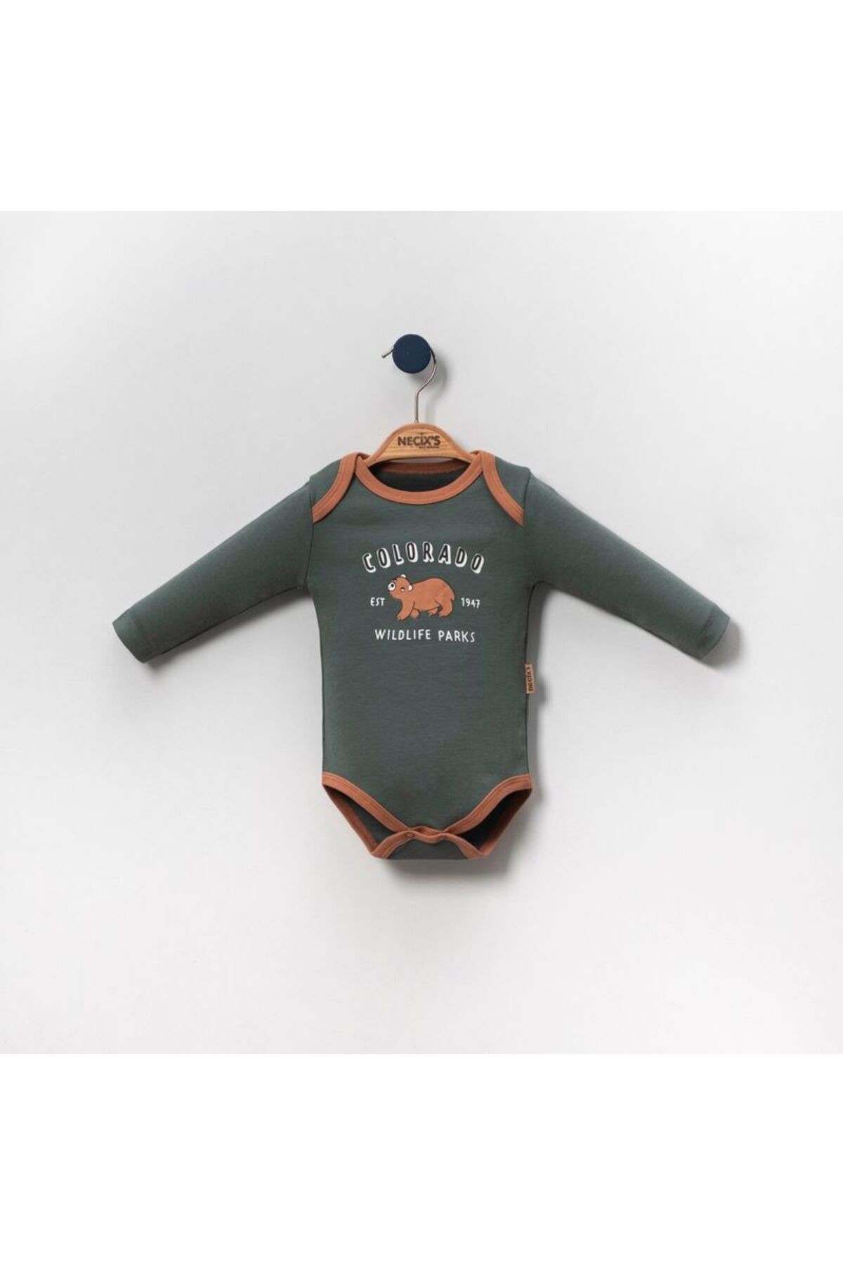 Colorado Unisex Bebek Badi 3'lü 0-3 Ay, 3-6 Ay