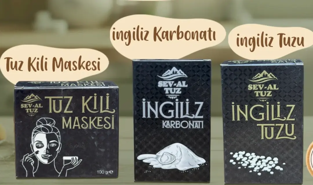 İngiliz Karbonatı-İngiliz Tuzu - Tuz Kili Maskesi