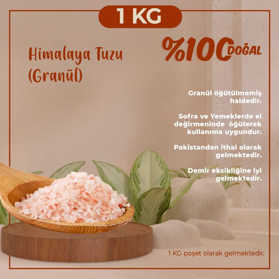 1 KG Himalaya Tuzu (Granül)