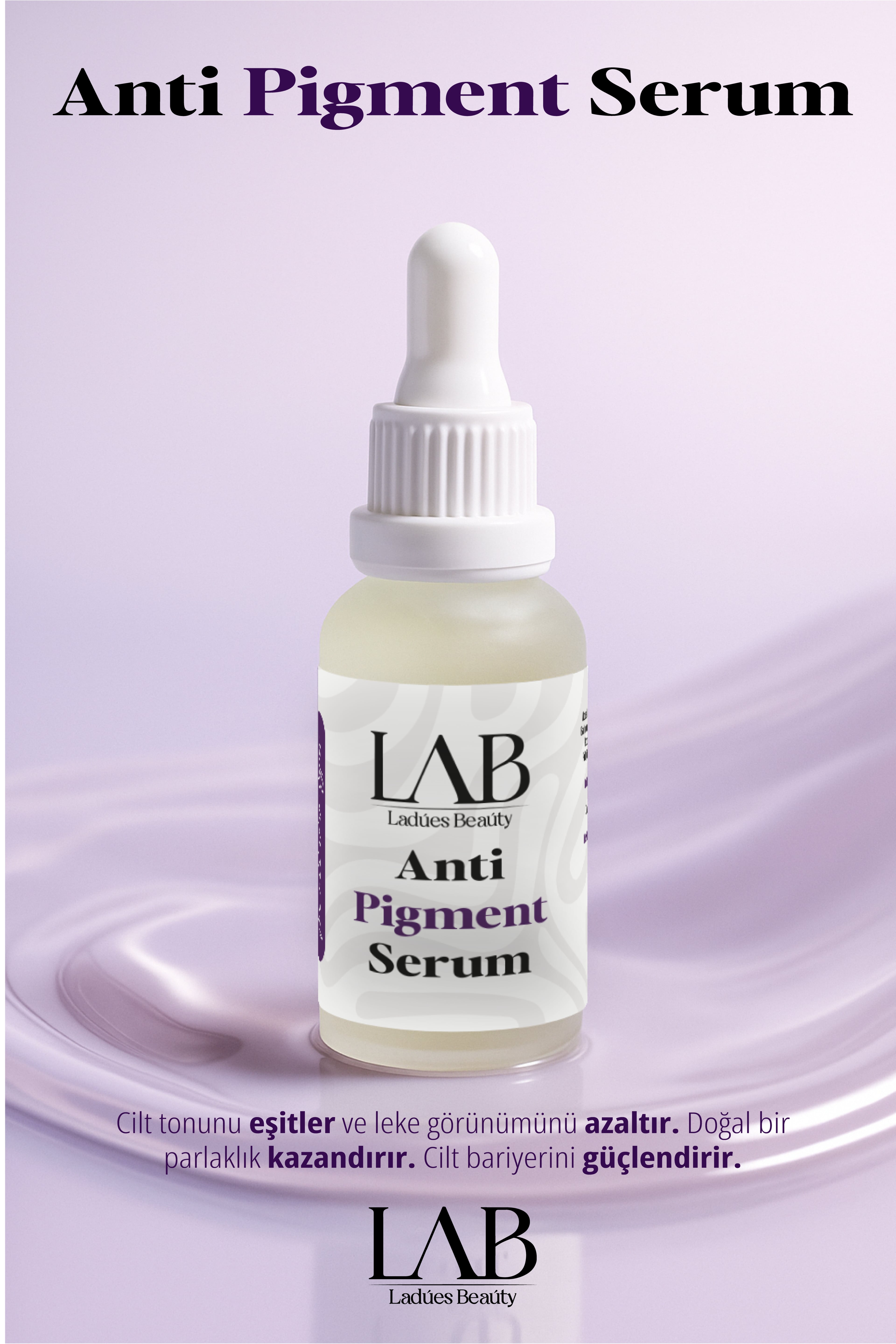 Lab Kojic Acid Zerdeçal Pirinç Etkisi İle Leke Karşıtı Serum 30 ml