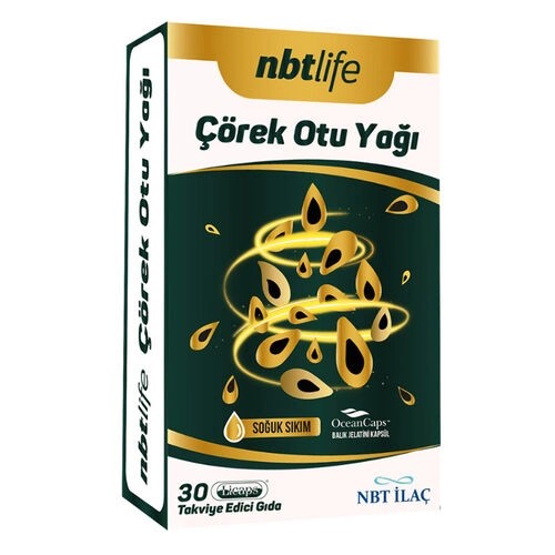 Nbt Life Çörek Otu Yağı Takviye Edici Gıda 30 Kapsül