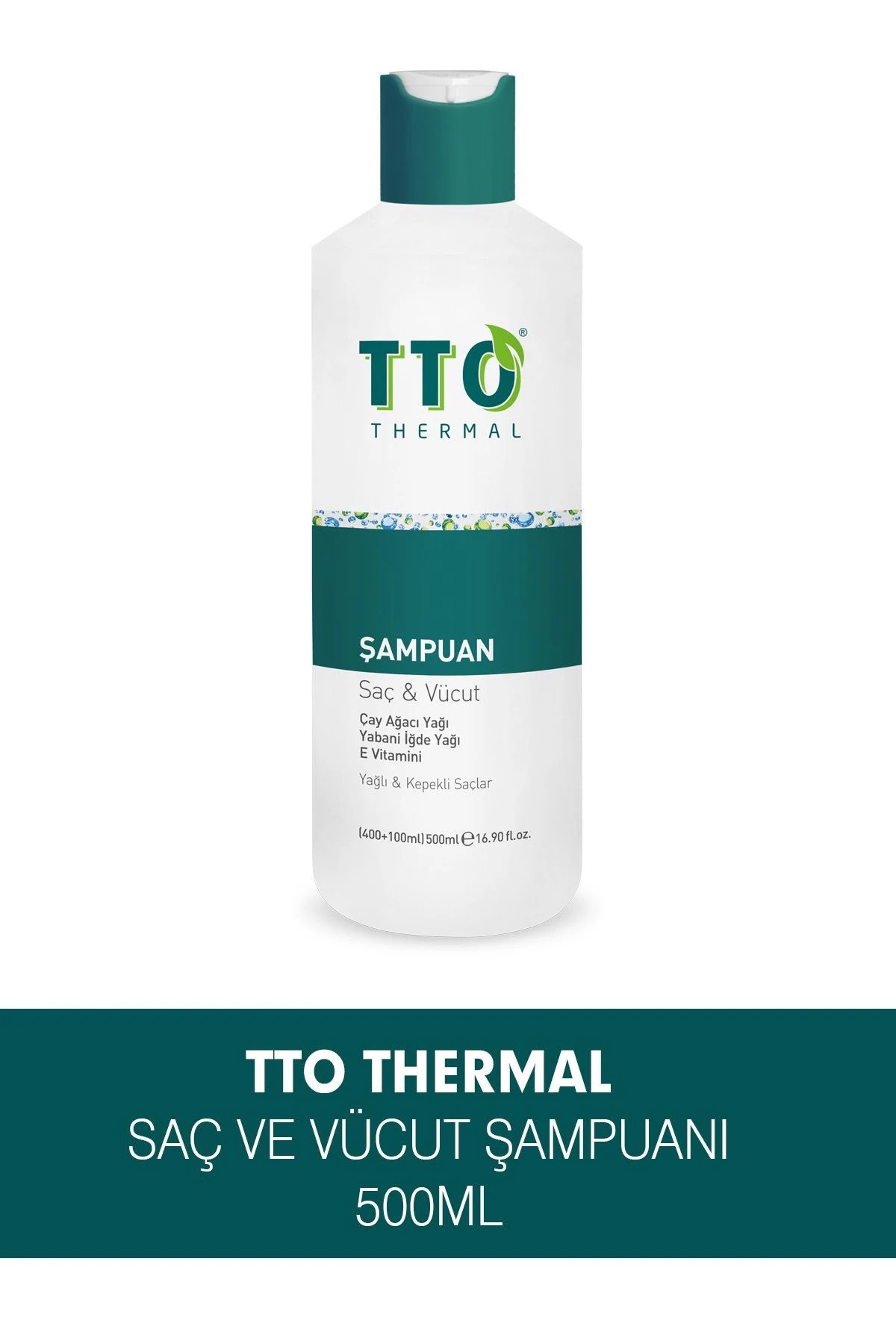TTO Thermal Saç Ve Vücut Şampuanı 400 ml + 100 ml