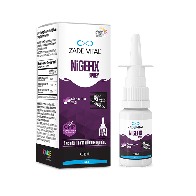 Zade Vital Nigefix Nazal Sprey 15 ml