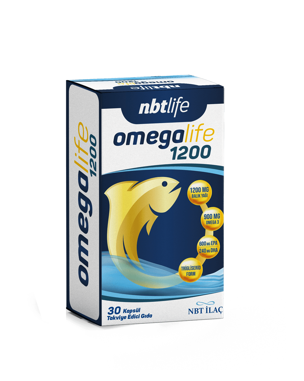 NBT Life Omegalife 1200 Omega 3 30 Kapsül