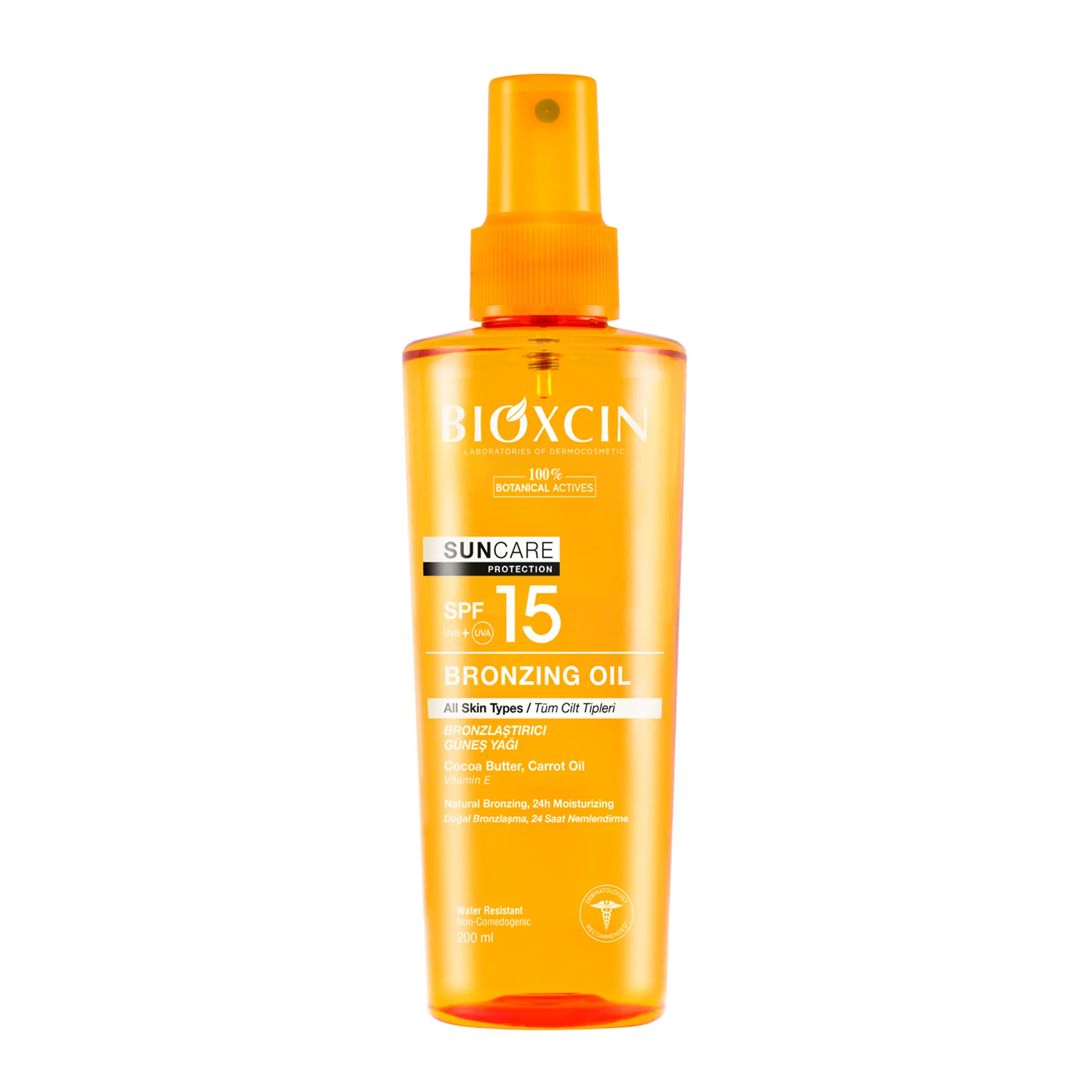 Bioxcin Sun Care Bronzlaştırıcı Güneş Yağı SPF15 200 ml