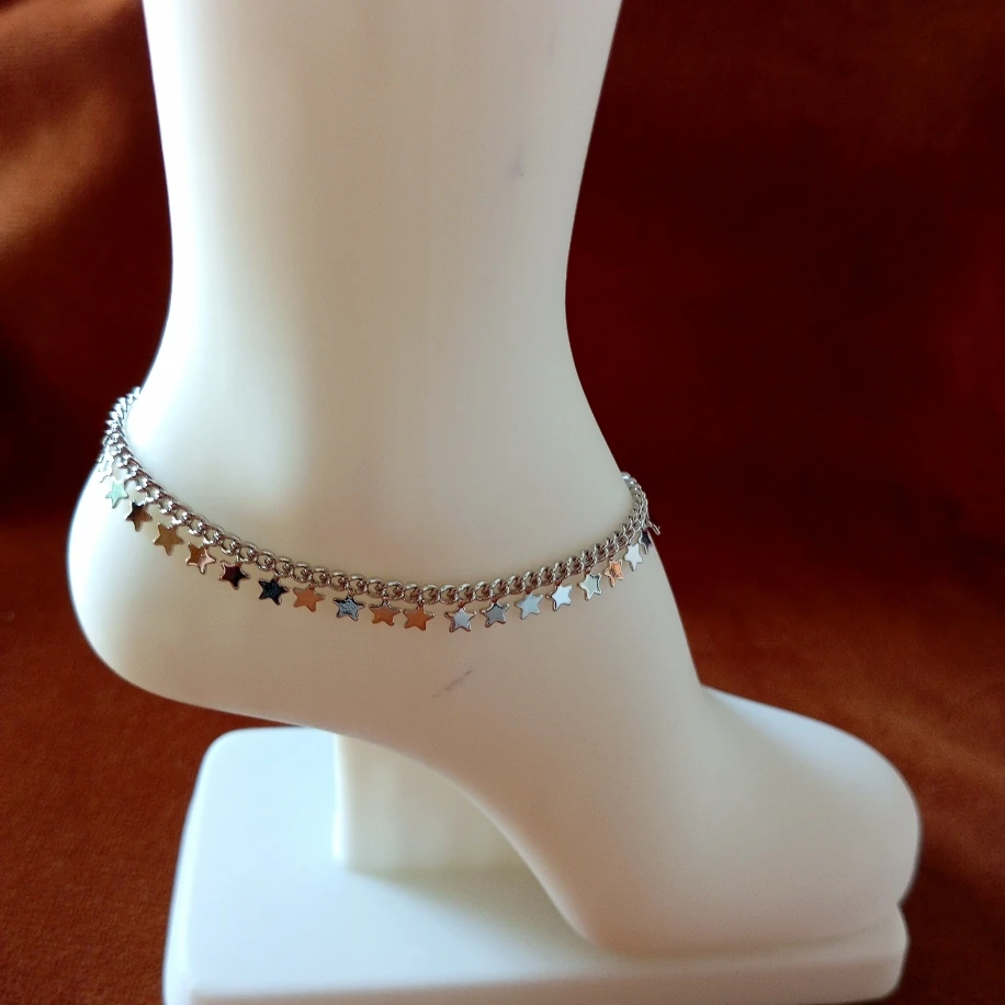 Çelik Gümüş Renk Halhal