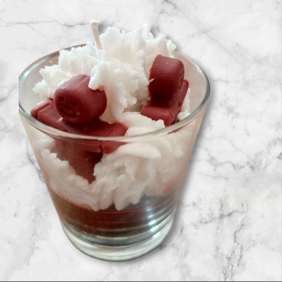 Kurabiye adam çikolata kokulu mum