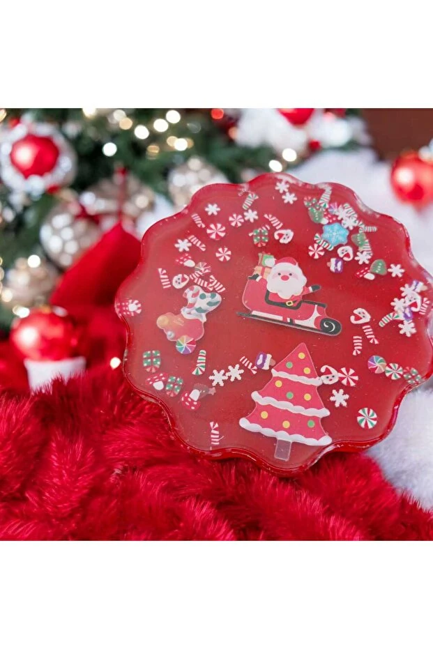 Yılbaşı Temalı Bardak Altlığı - noel-5