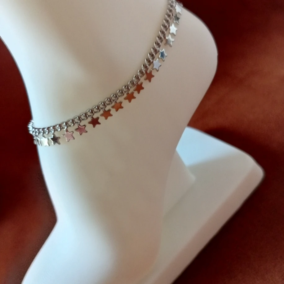 Çelik Gümüş Renk Halhal