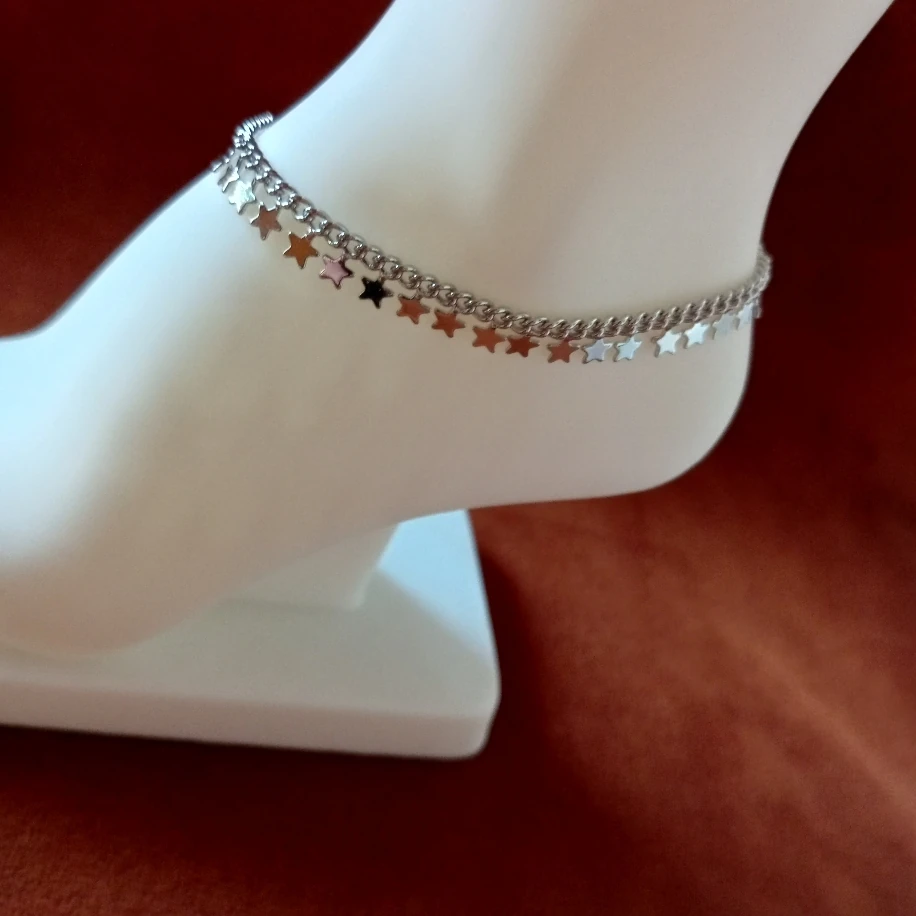 Çelik Gümüş Renk Halhal