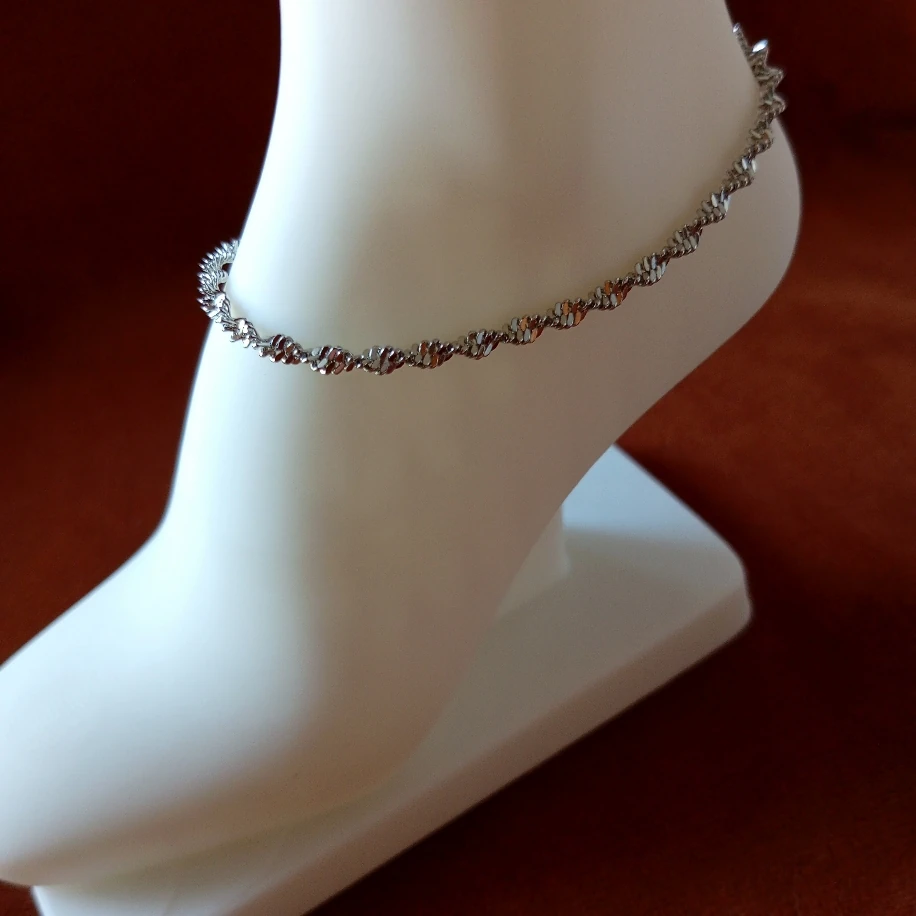 Gümüş Renk Çelik Halhal