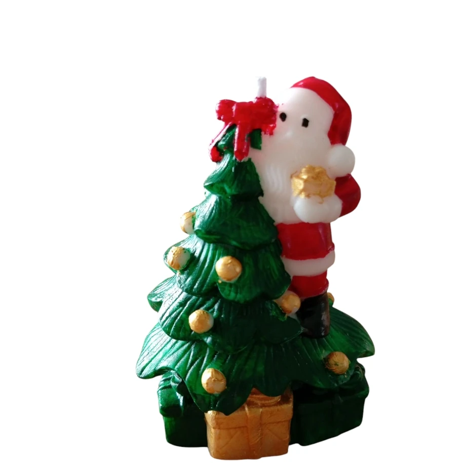 Noel Baba Çam Ağacı Mum