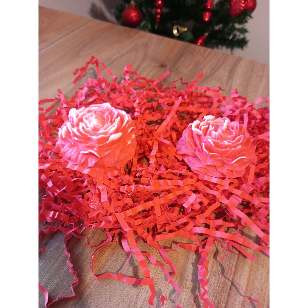 2 Adet Şakayık Çiçeği Mum