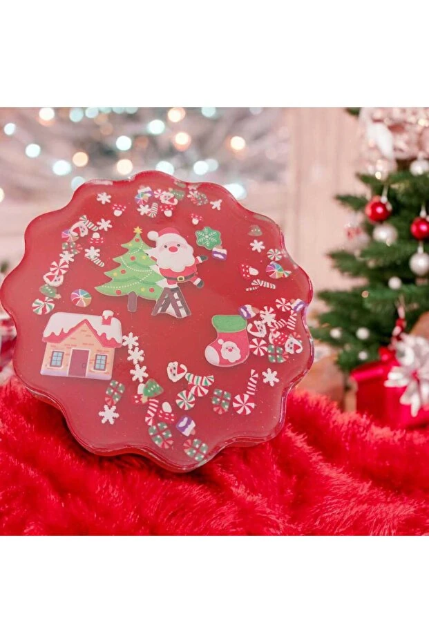 Yılbaşı Temalı Bardak Altlığı - noel-6