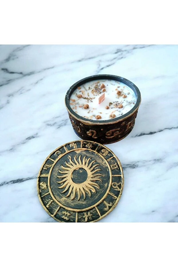  Arınma ve Nazar için Üzerlik Otu Ritüel Mum