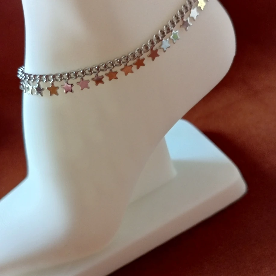 Çelik Gümüş Renk Halhal