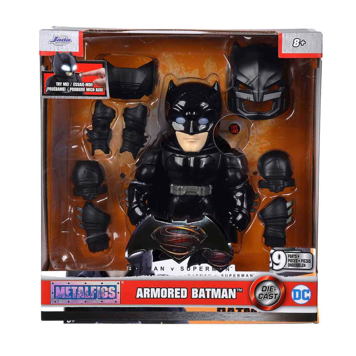 Jada Toys Işıklı Batman Armored Metalfigs Die Cast Figür