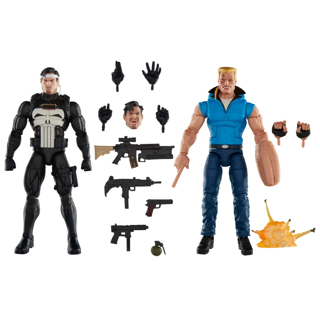 マーベルレジェンド Punisher War Journal Marvel Legends The Punisher War Journal Punisher and Bushwacker