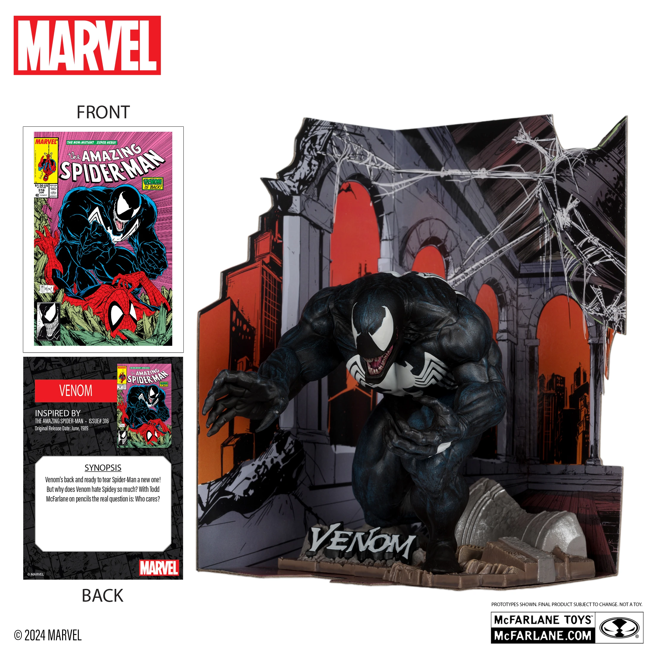 McFarlane Toys - Marvel Venom (The Amazing Spider-Man #316)