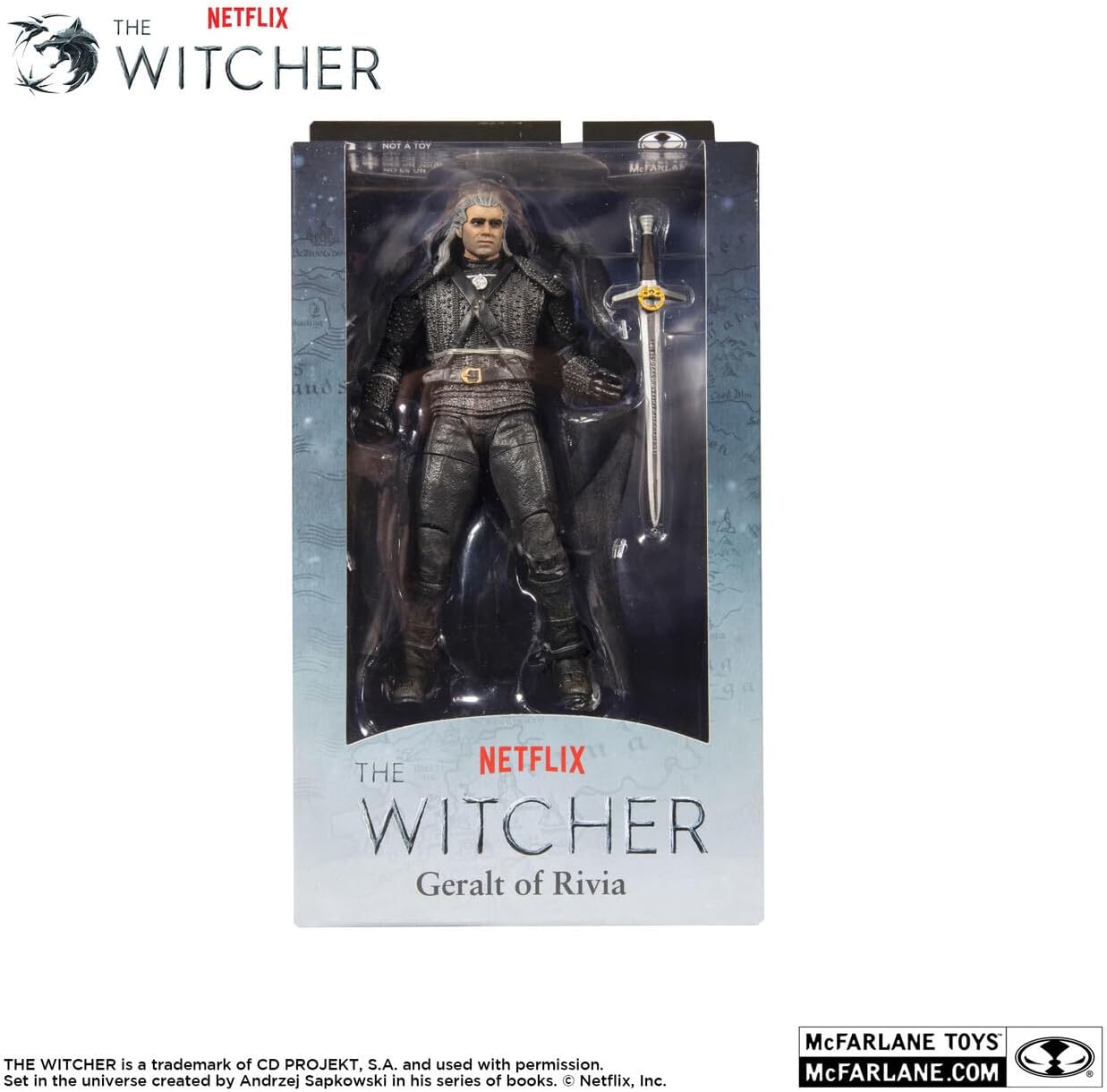 McFarlane Toys The Witcher  Geralt of Rivia (Netflix)
