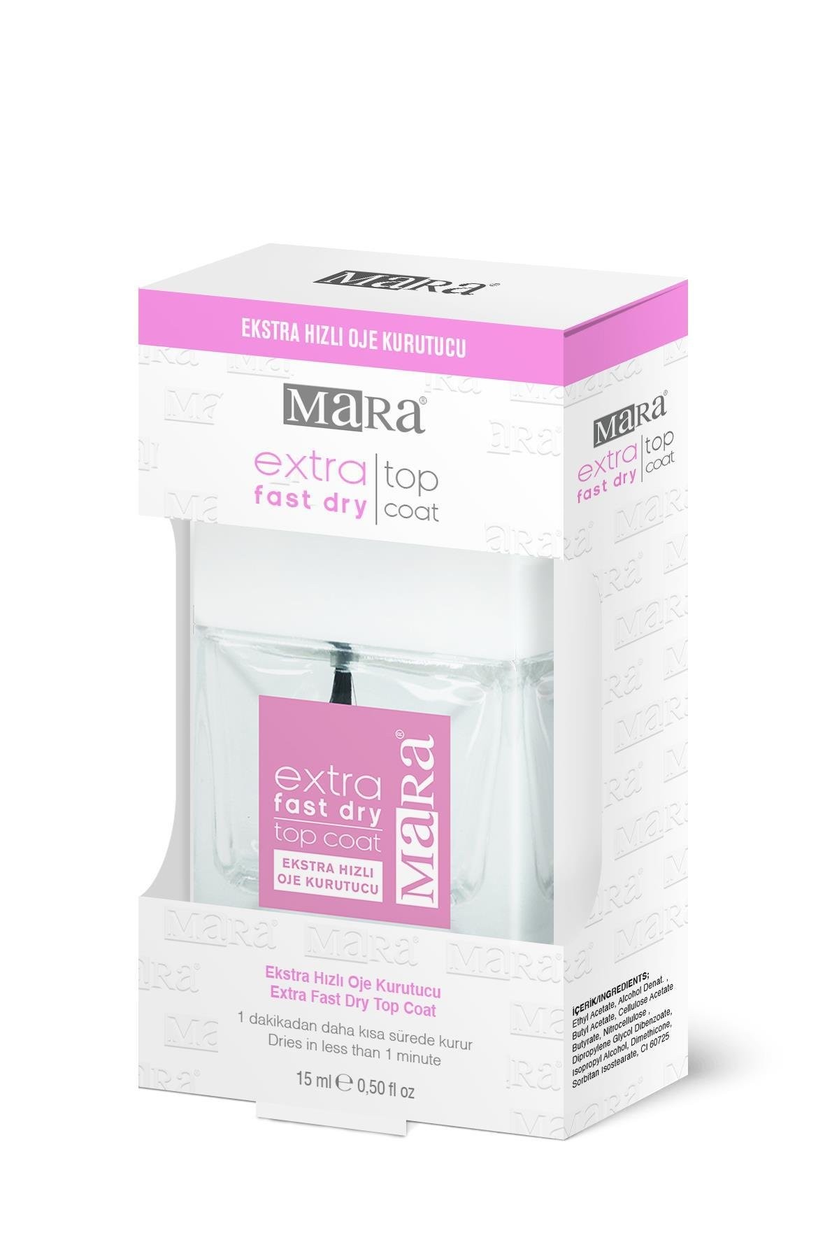MARA EKSTRA HIZLI OJE KURUTUCU/EXTRA FAST NAIL POLISH DRYER TOP COAT-15 ml