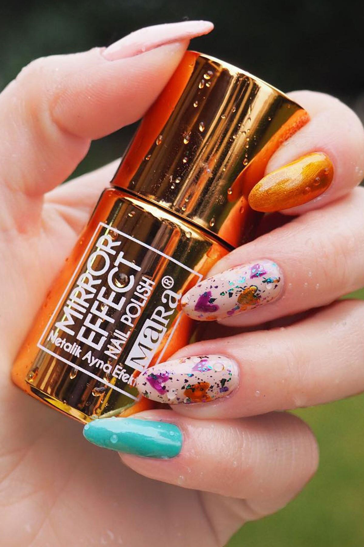 Mara Yeni Mirror Effect Nail Polish 15 ml - Bakır